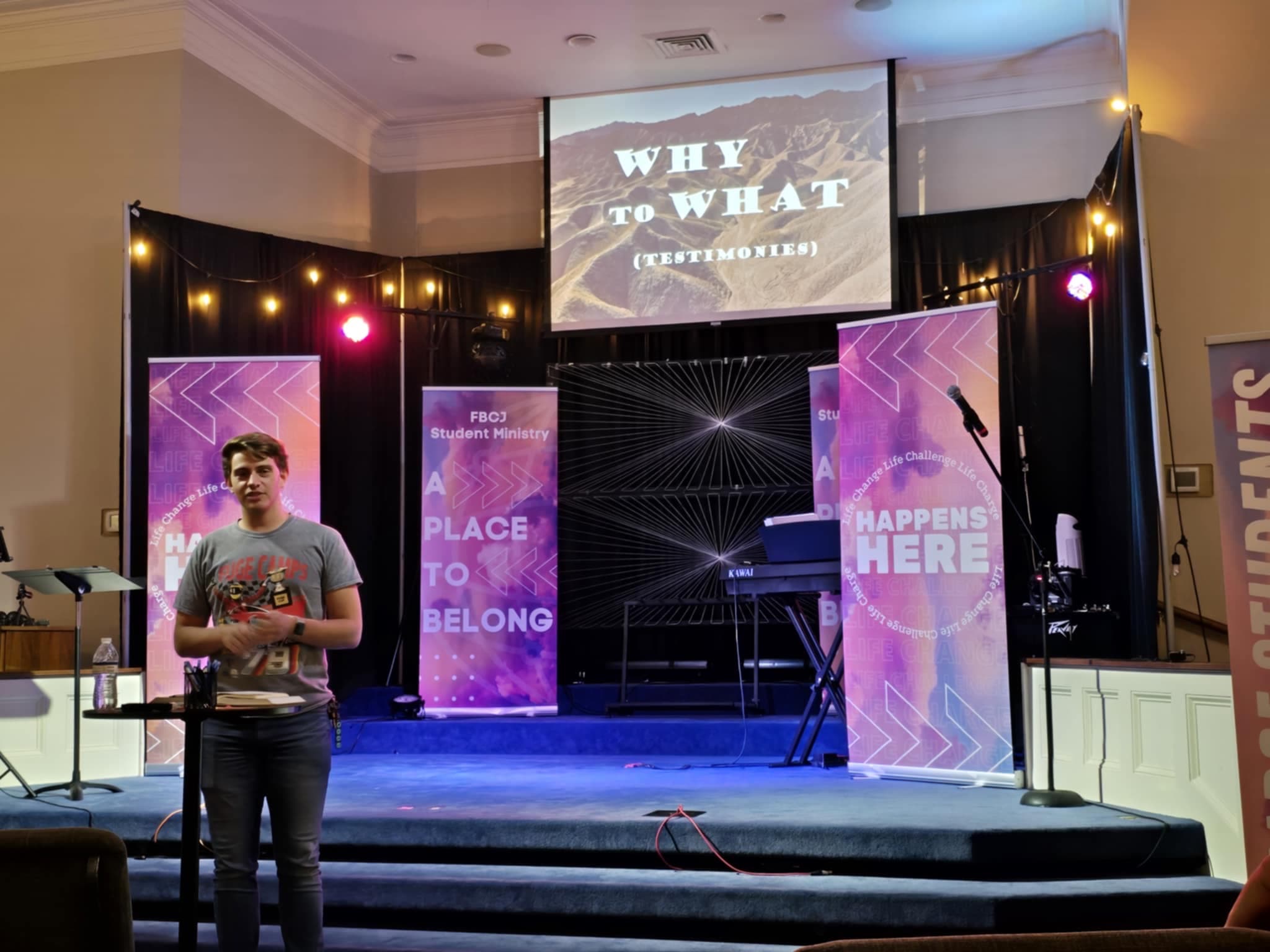 Youth Bible study discussion